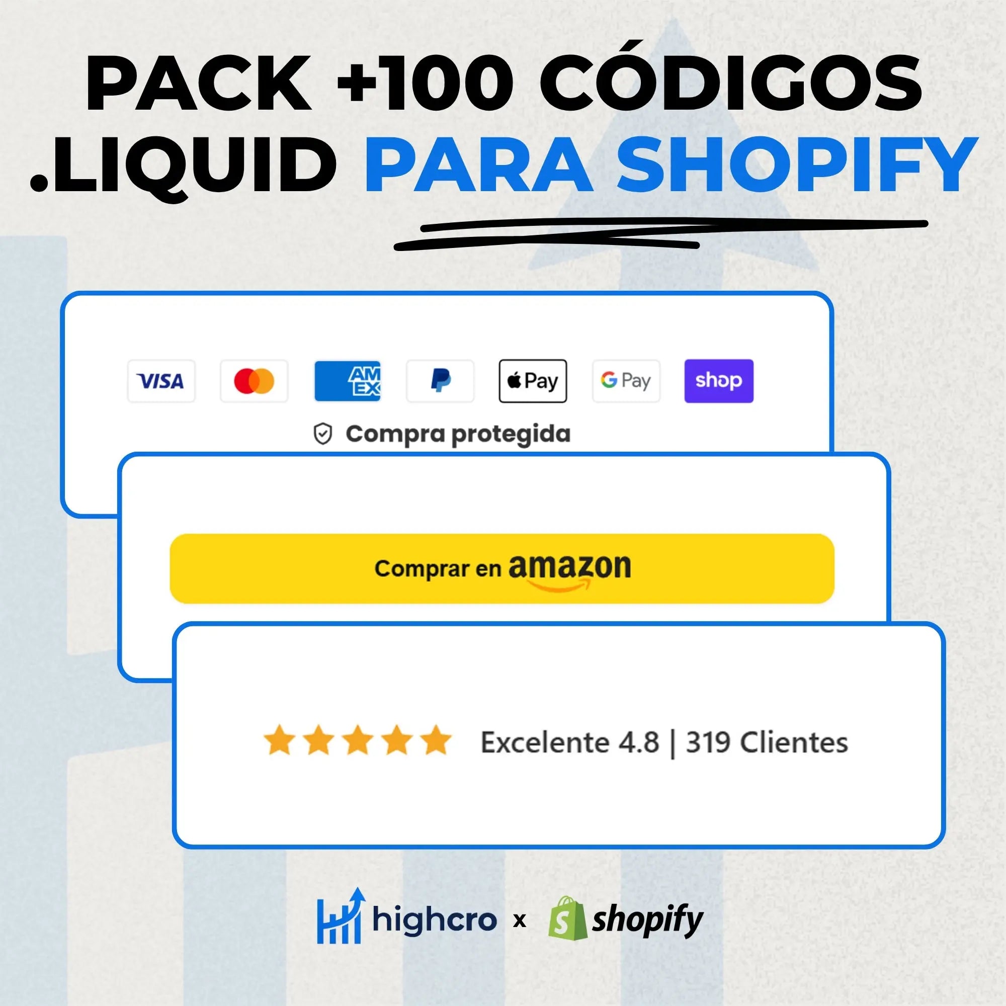 PACK +100 CÓDIGOS .LIQUID PARA SHOPIFY