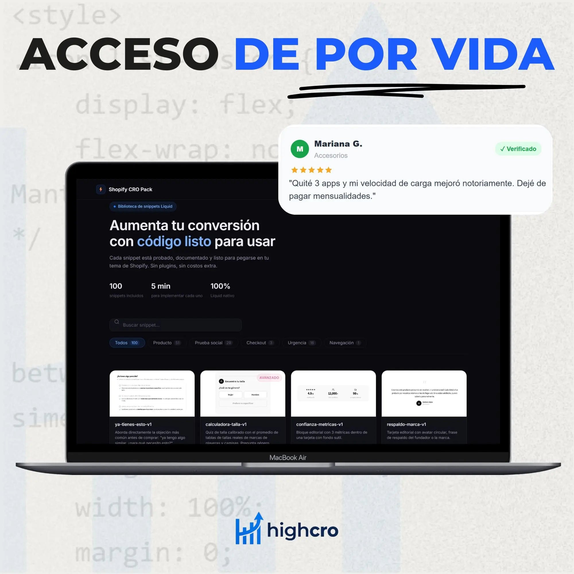PACK +100 CÓDIGOS .LIQUID PARA SHOPIFY