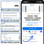 PACK +100 CÓDIGOS .LIQUID PARA SHOPIFY